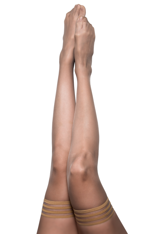 Jenny: Bold & Bubbly is How We Like our Champagne! Thigh Highs. Petite to Plus Size