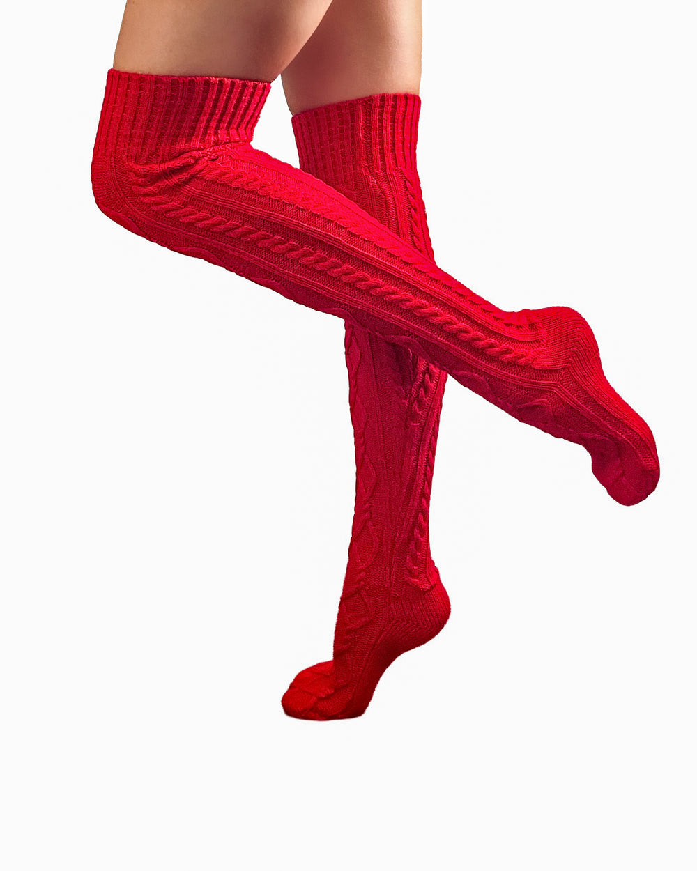 Over The Knee Knit Sweater Socks