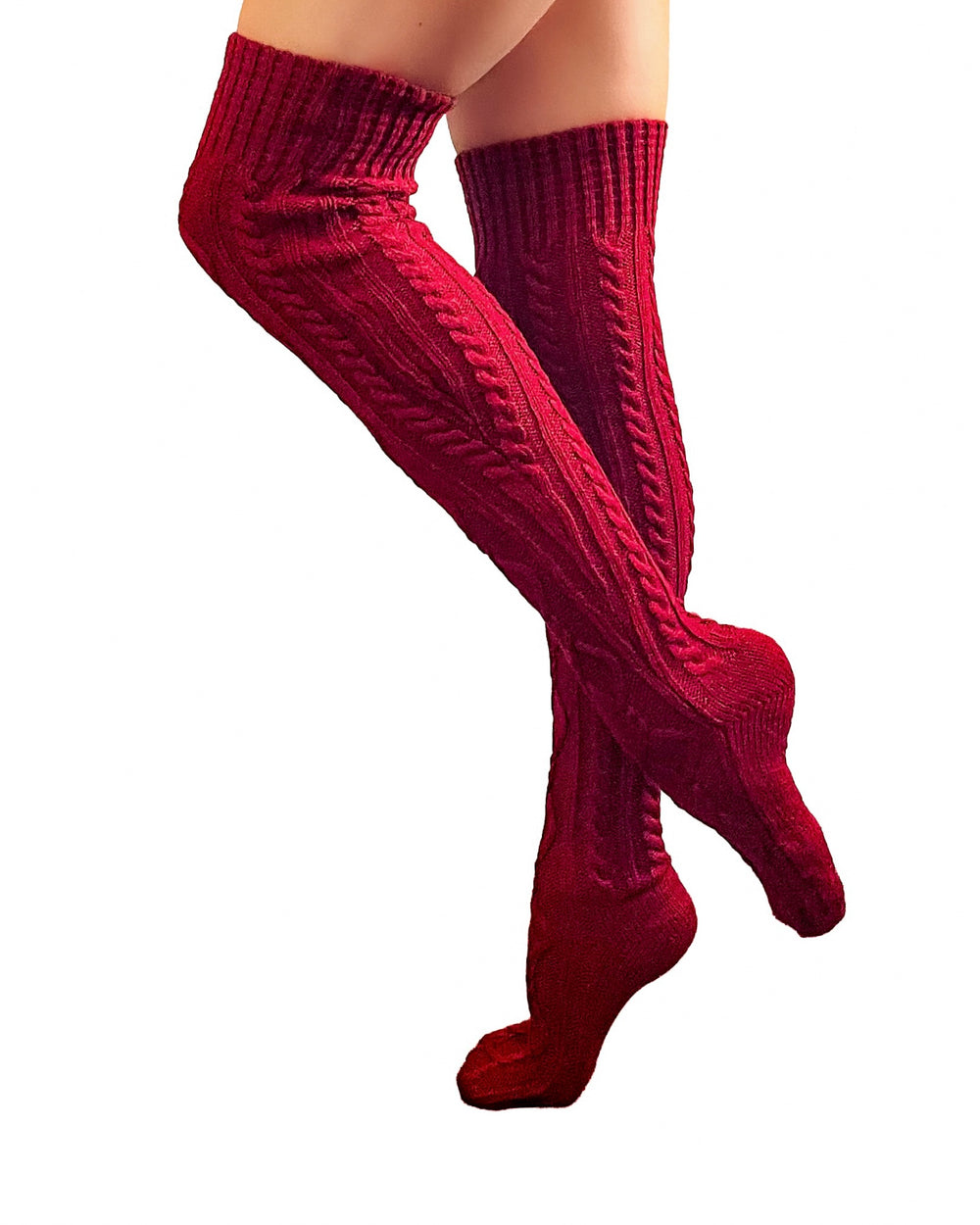 Over The Knee Knit Sweater Socks