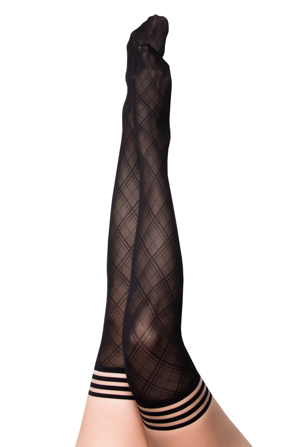 Tiffany: It Doesn't Have to Glitter to be a Diamond. Petite to Plus Size Thigh Highs