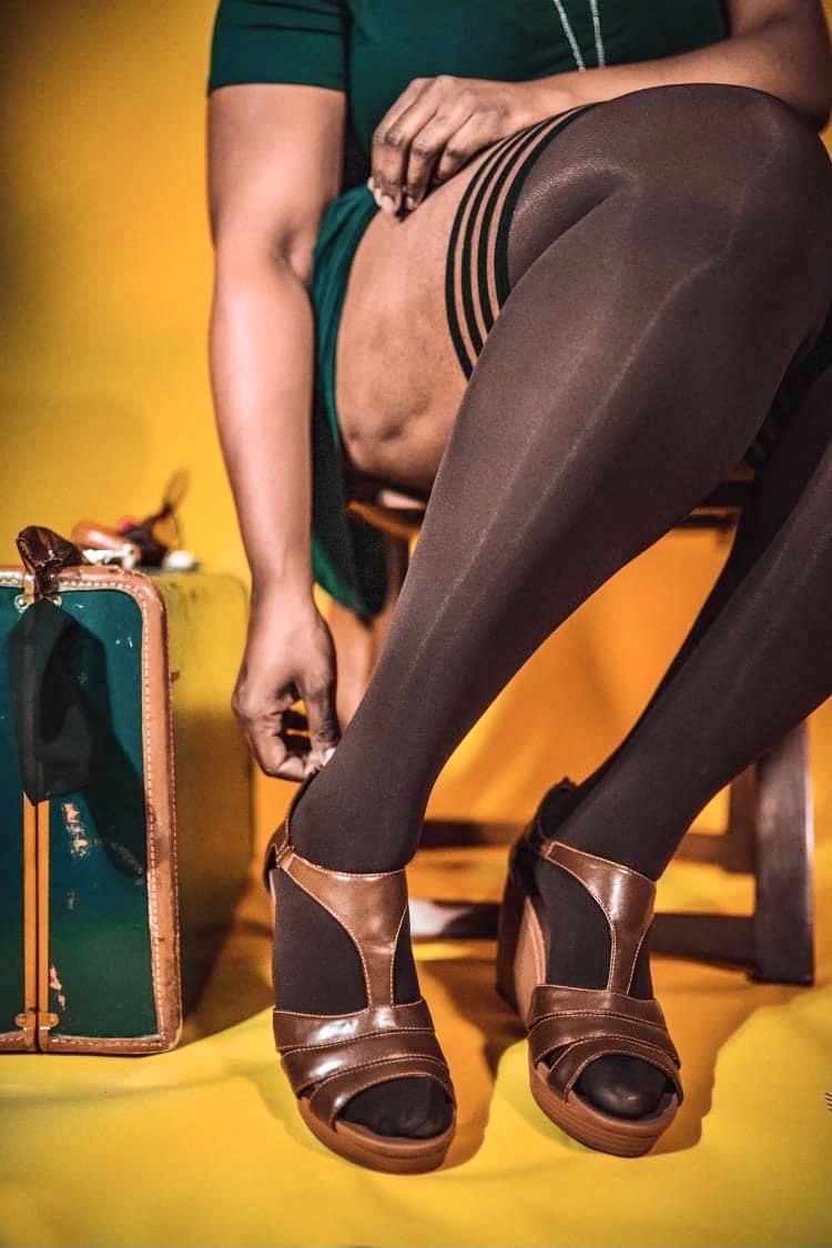 Kixies thigh highs for women of color, petite to plus size, nude thigh high stockings